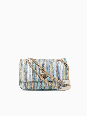 Tropical Crossbody Blue Multi