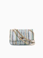 Tropical Crossbody Blue Multi