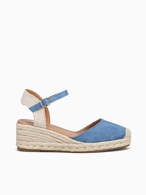 Emily Blue Suede