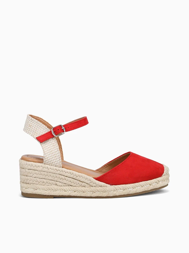 Emily Red Suede