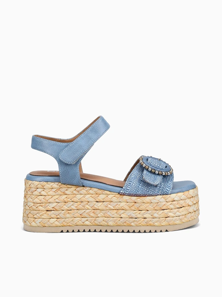 Mandy Blue Raffia