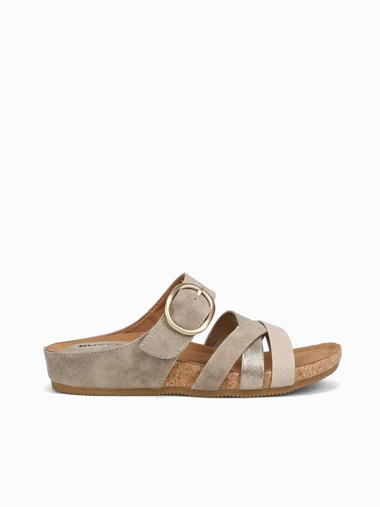 Genalyn Stone Taupe Suede