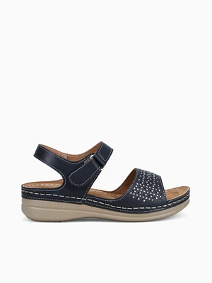 Livia Navy Smooth Stones