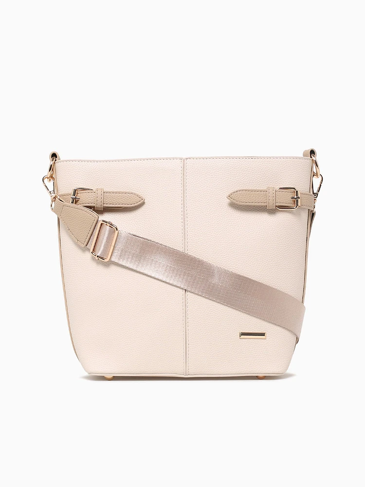 Amelia Crossbody Beige Multi