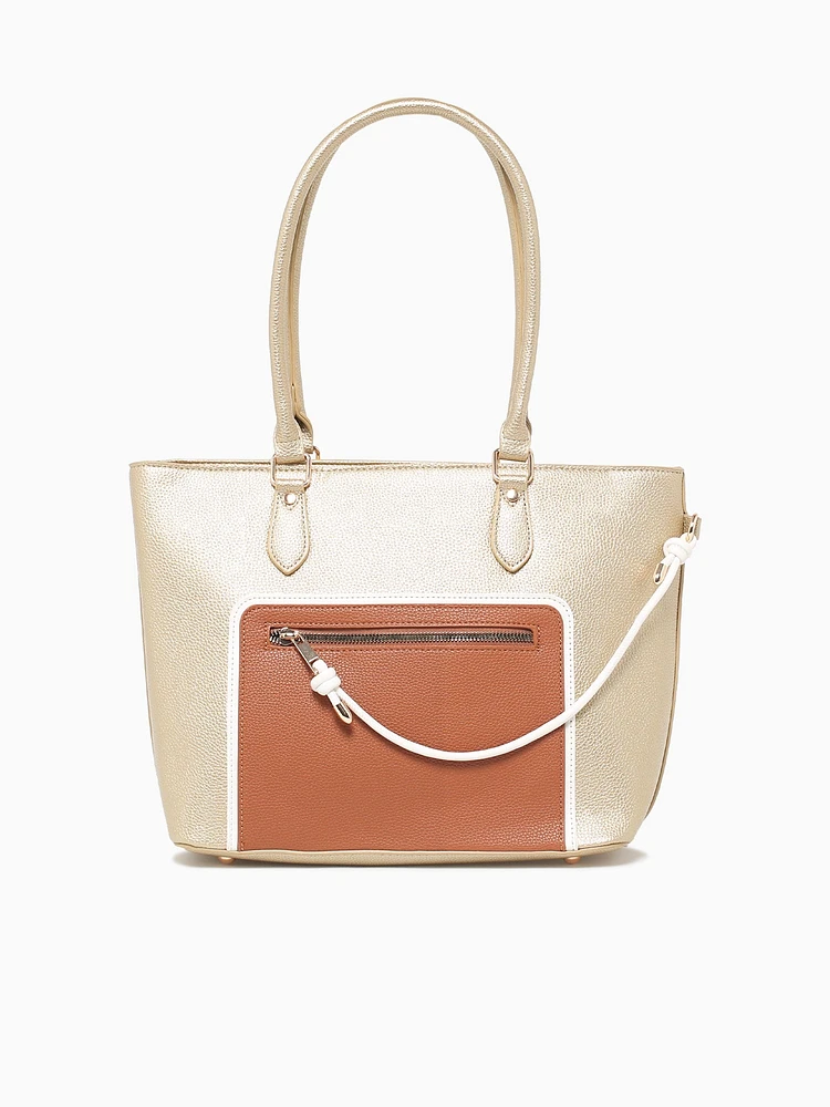 Charlotte Tote Gold Multi