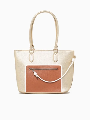 Charlotte Tote Gold Multi