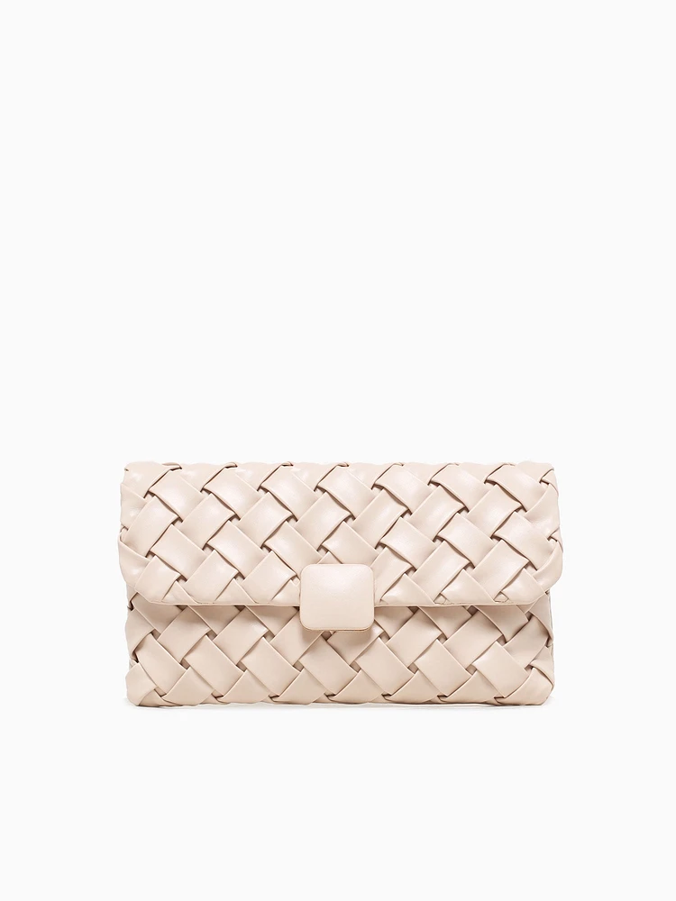 Gia Clutch Off White