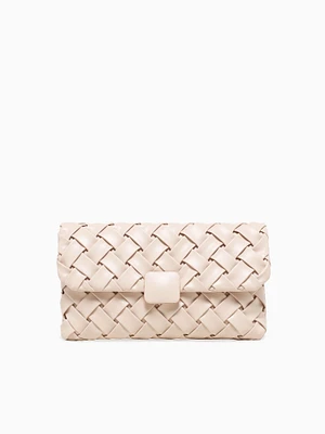 Gia Clutch Off White