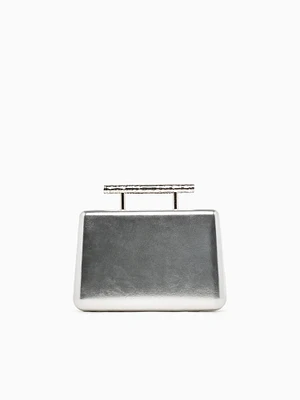 Donatella Box Bag Silver