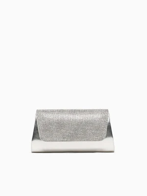 Elena Clutch Silver