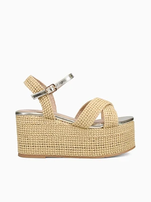 Sally Lt Gold Raffia