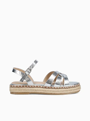 Gina Silver Metallic