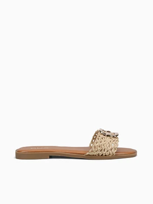 Roxanne Beige White Macrame
