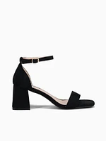 Emilie Black Microsuede