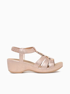 Sabine Rose Gold Metallic