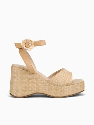Paola Beige Raffia