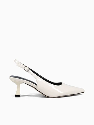 Alice Off White Patent