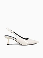 Alice Off White Patent