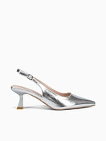 Alice Silver Crinkle Metallic