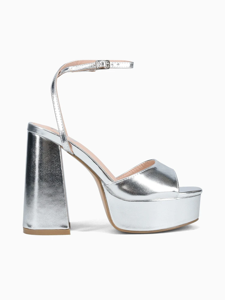 Jaxine Silver Metallic
