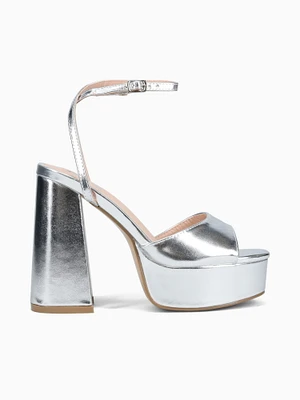 Jaxine Silver Metallic
