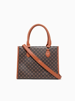 Vee Top Handle Brown Multi