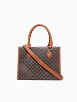 Vee Top Handle Brown Multi