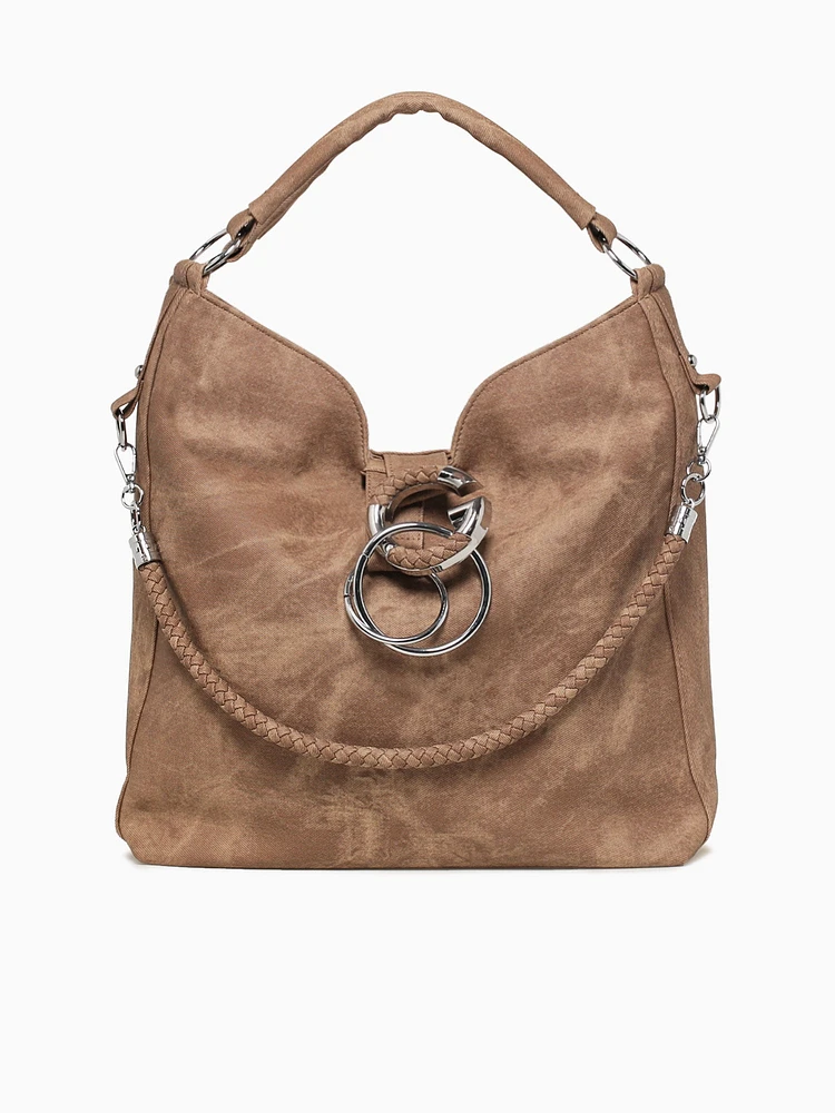 Lee Shoulder Bag Dark Beige
