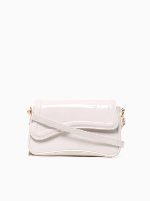 Polina Shoulder Bag Off White Pat