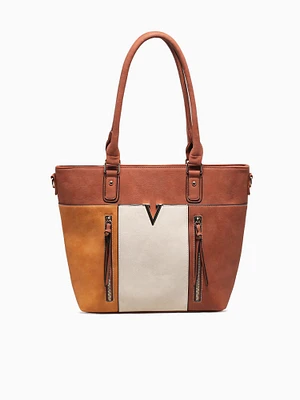Viviana Tote Tan Multi