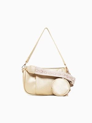 Multiple Ways Crossbody Gold