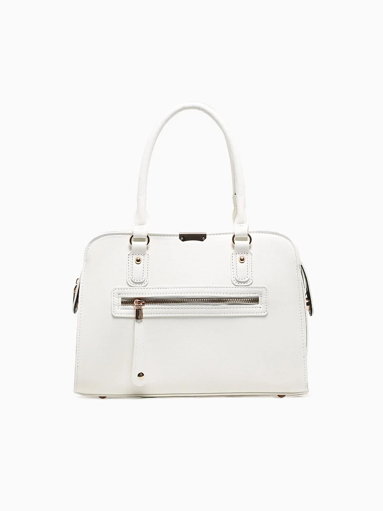 Laira Top Handle White