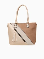 Kayleight Tote Camel Multi
