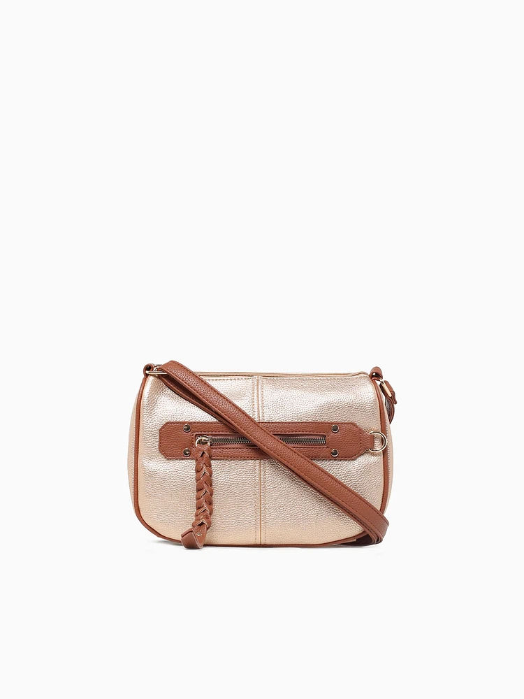 Vera Crossbody Gold Tan