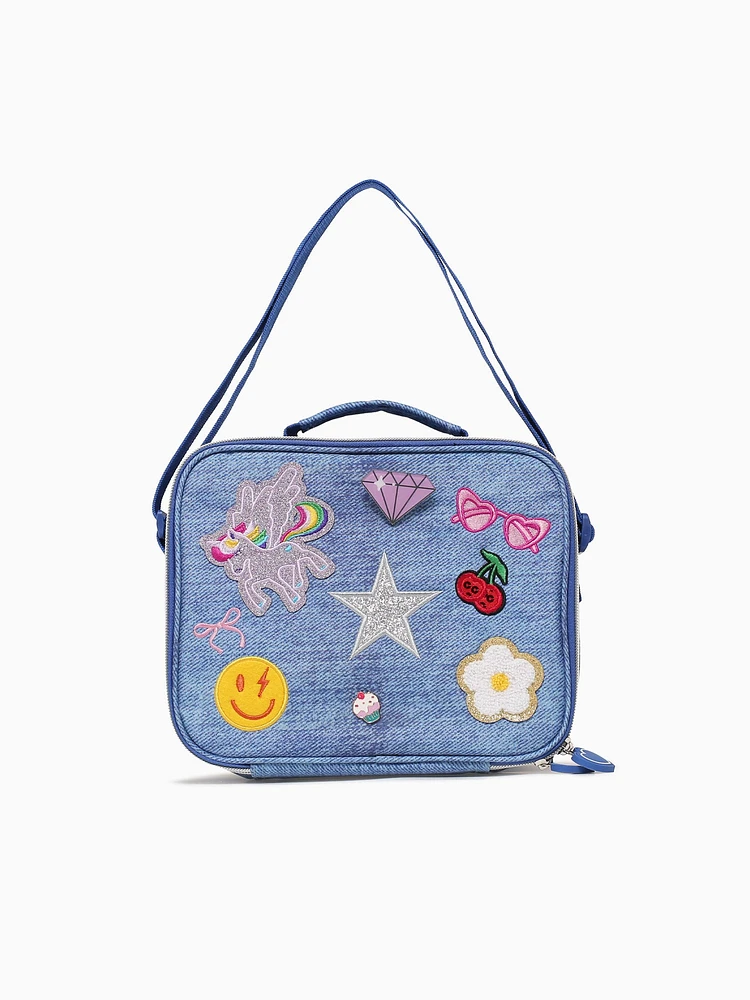 Sticker Lunch Bag Pink Multi