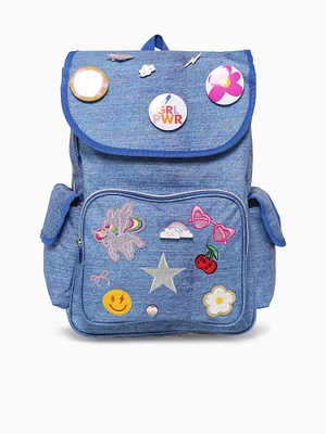 Sticker Backpack Pink
