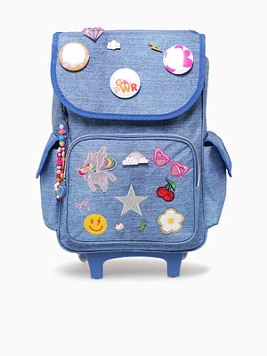 Sticker Trolly Bag Pink Multi