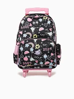 Cat Trolly Bag Black