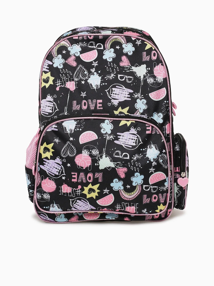 Cat Backpack Black