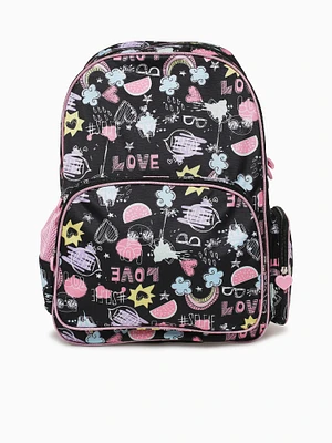 Cat Backpack Black