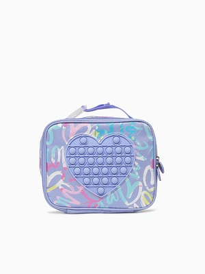 Heart Lunchbag Purple