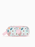 Flower Pencil Case Blue Multi