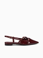 Victoria Burgundy Patent