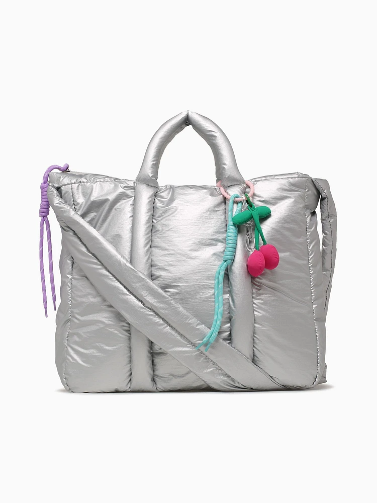 Cherry Tote Silver