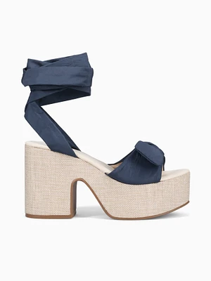 Inés Navy Fabric