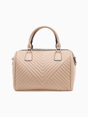 Truly Top Handle Bag Tan