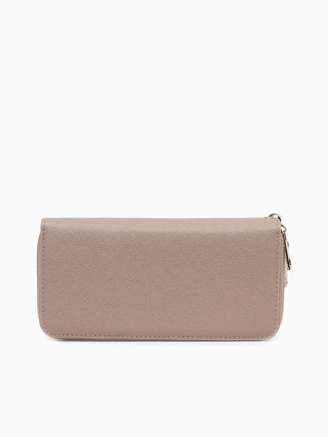 Kate Spade New York Morgan Colorblocked Saffiano Leather Flap Chan Wallet - Pale Dogwood Multi