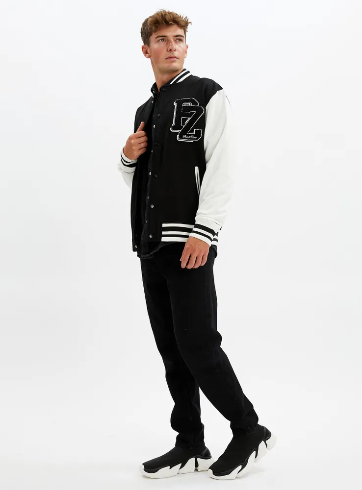 YORKDALE | Varsity sweatshirt fleece jacket