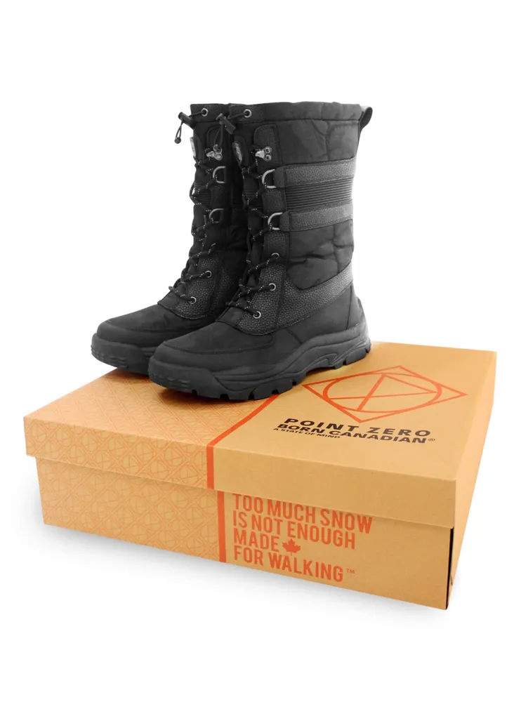 ADANAC | Camouflage High boots with vegan fur lining inside