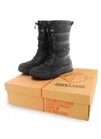 ADANAC | Camouflage High boots with vegan fur lining inside